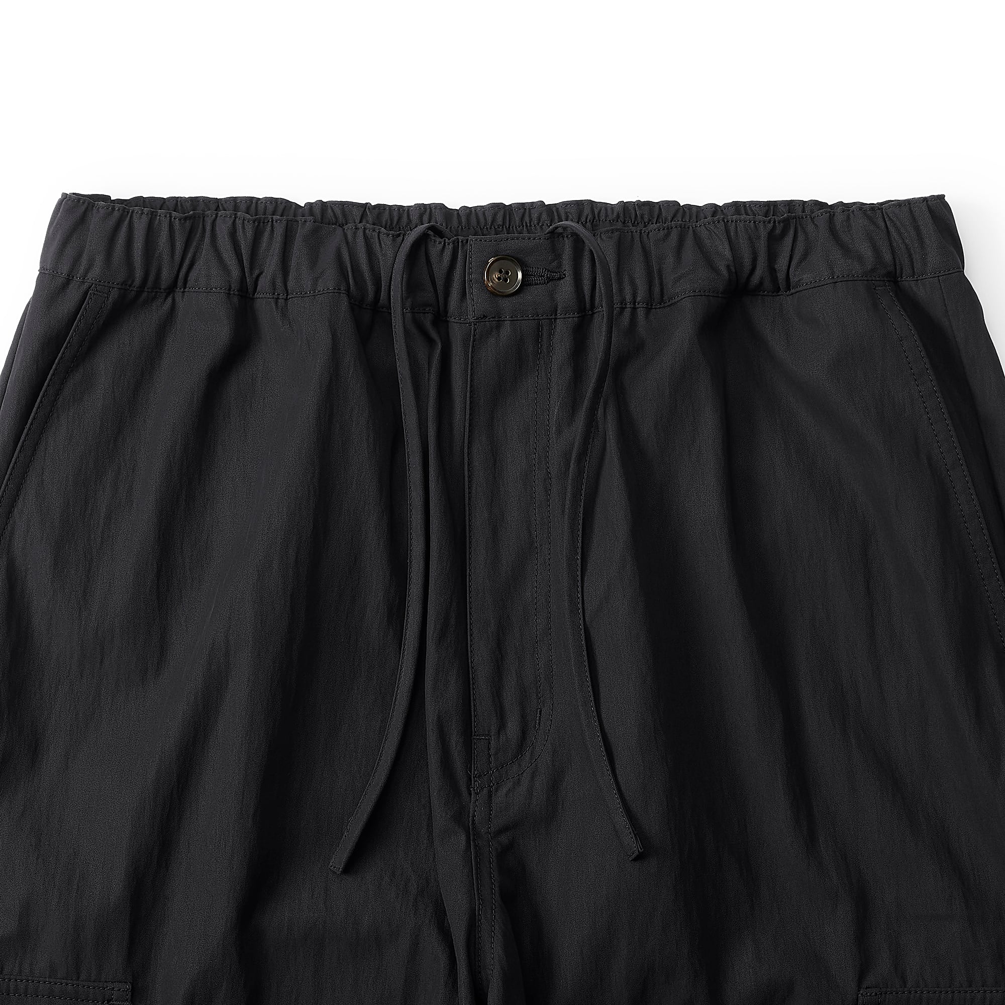 everyone cotton nylon cargo pants (BLACK) | everyone