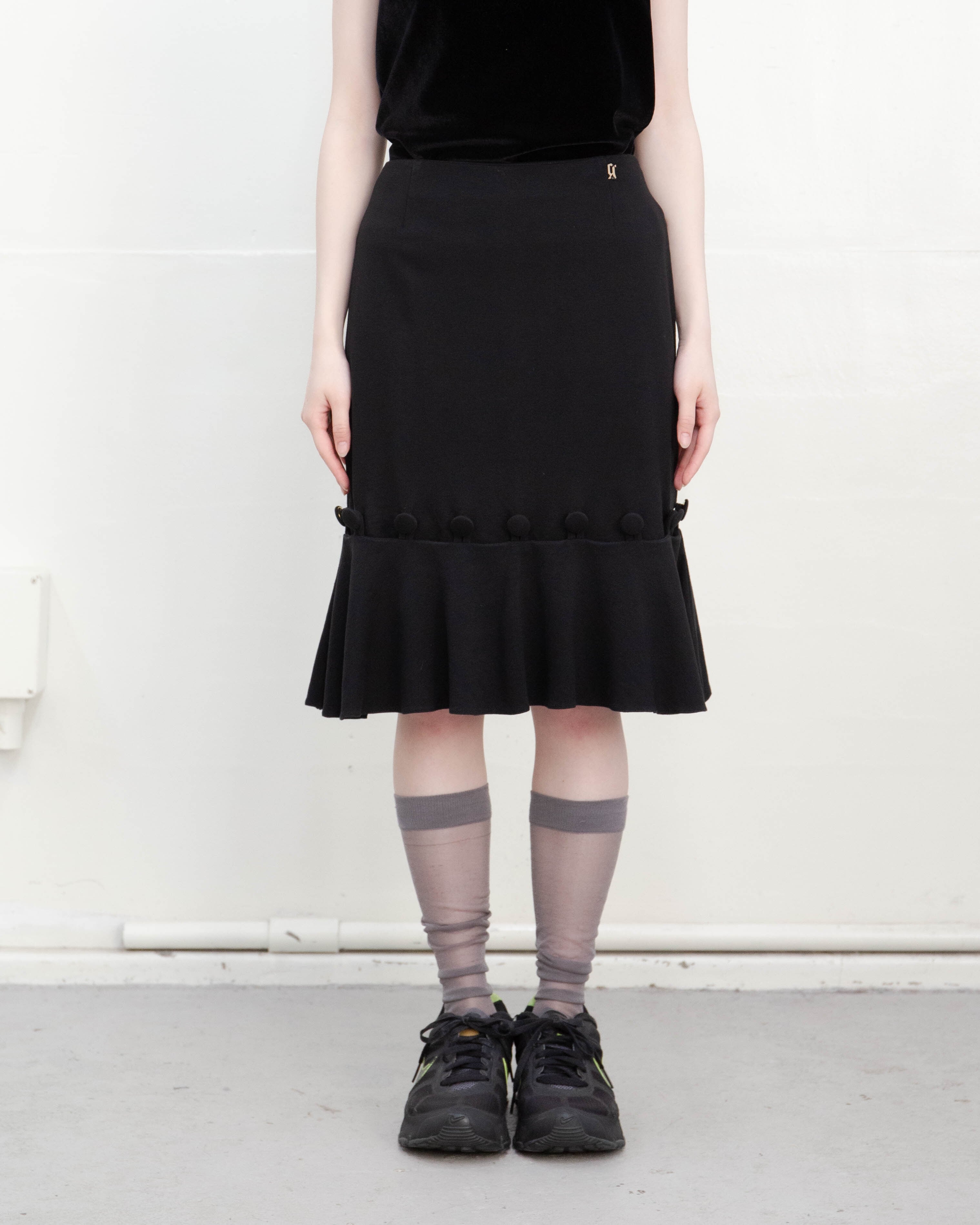 スカート John Galliano Skirt early 2000s John Galliano - detachable flounce hem skirt | LUIK FINN