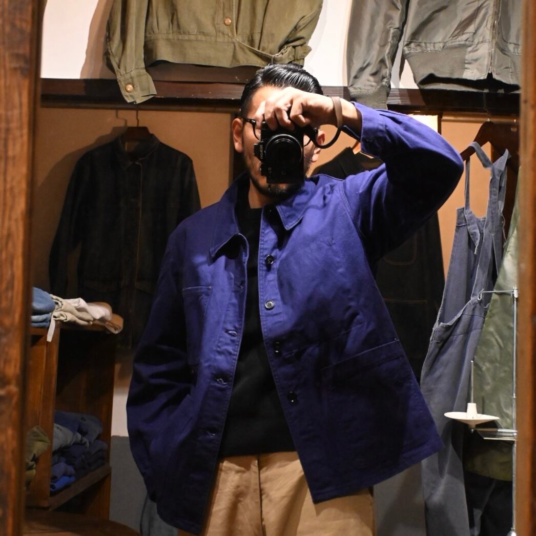 60's vintage french navy S.N.C St James work jacket 677 | 【OWN