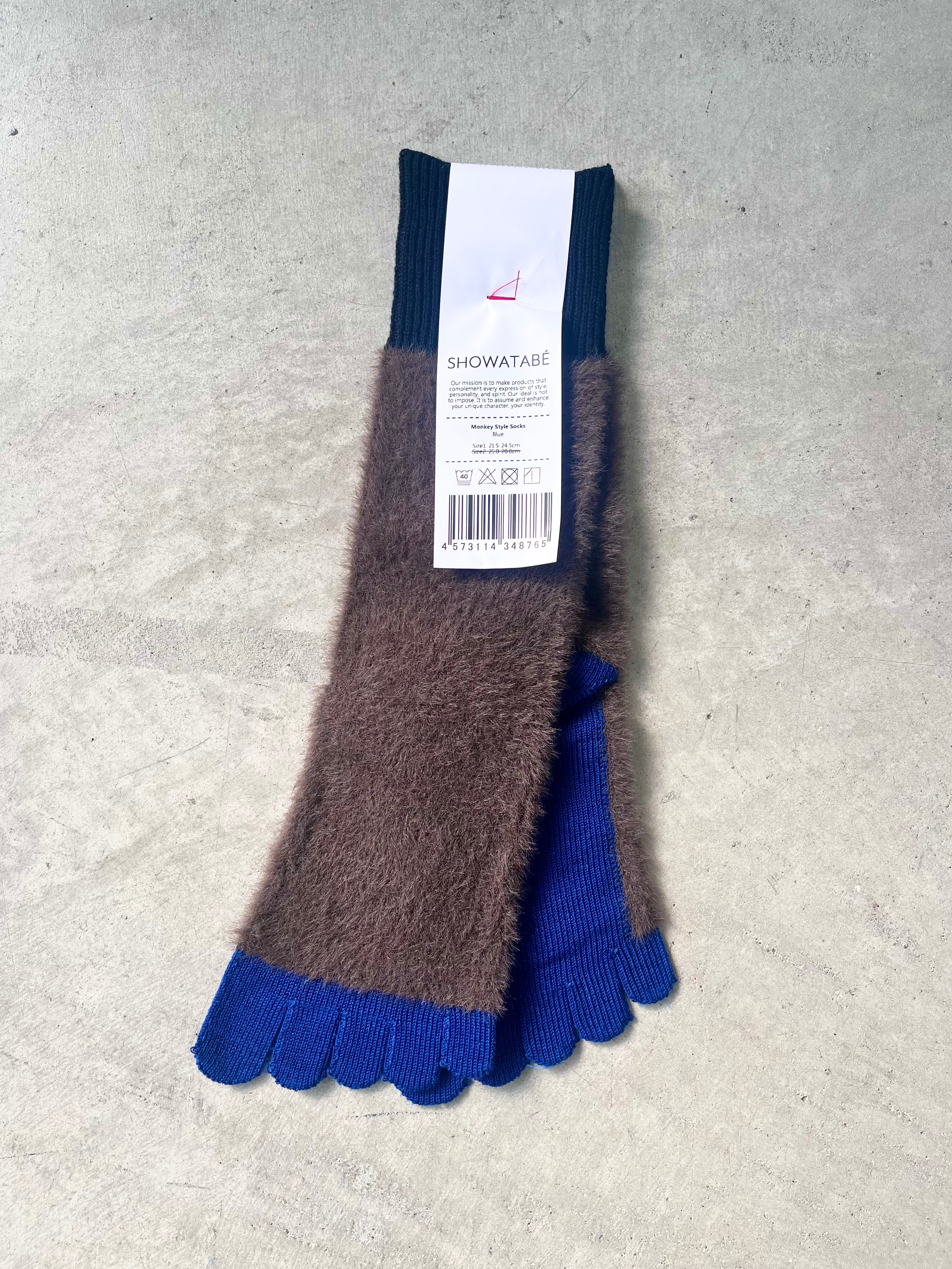 SHO WATABÉ / 【21.5cm-28cm】Monkey Style Socks