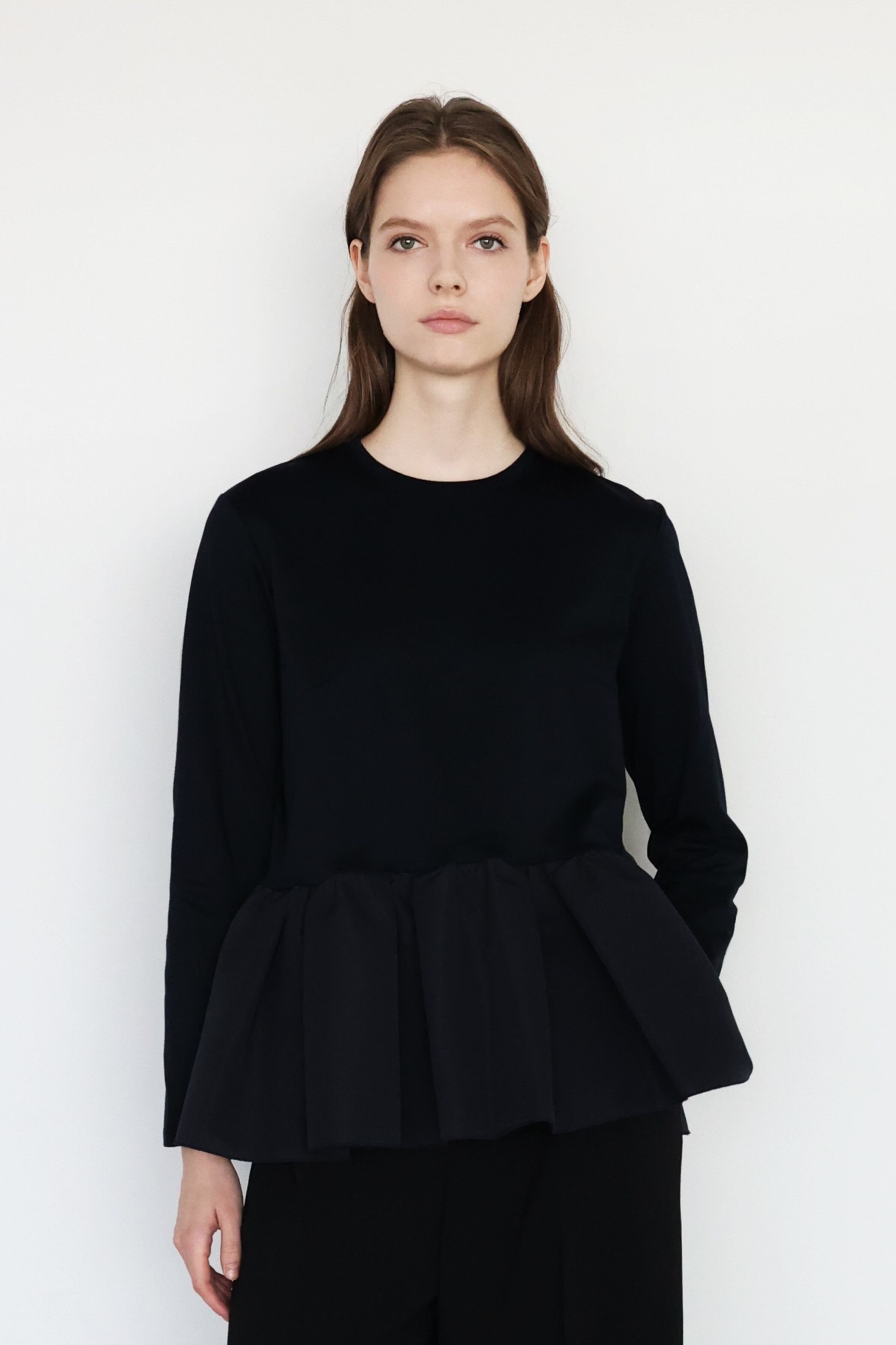 BALLERINA LONG TEE BLACK M-L | AMICA・kids