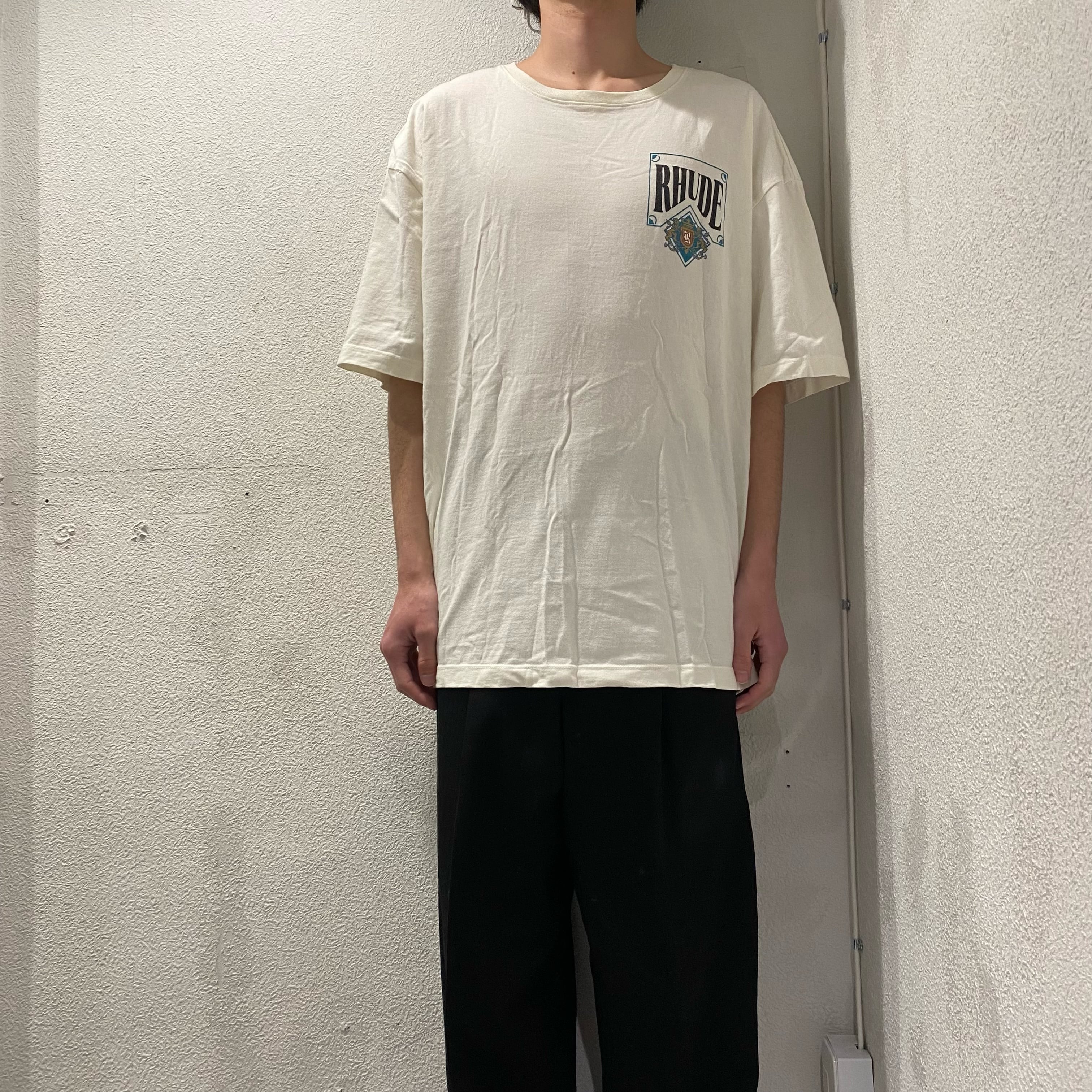 RHUDE ルード CARD TEE 半袖Tシャツ サイズL【表参道t02】 | ブランド ...