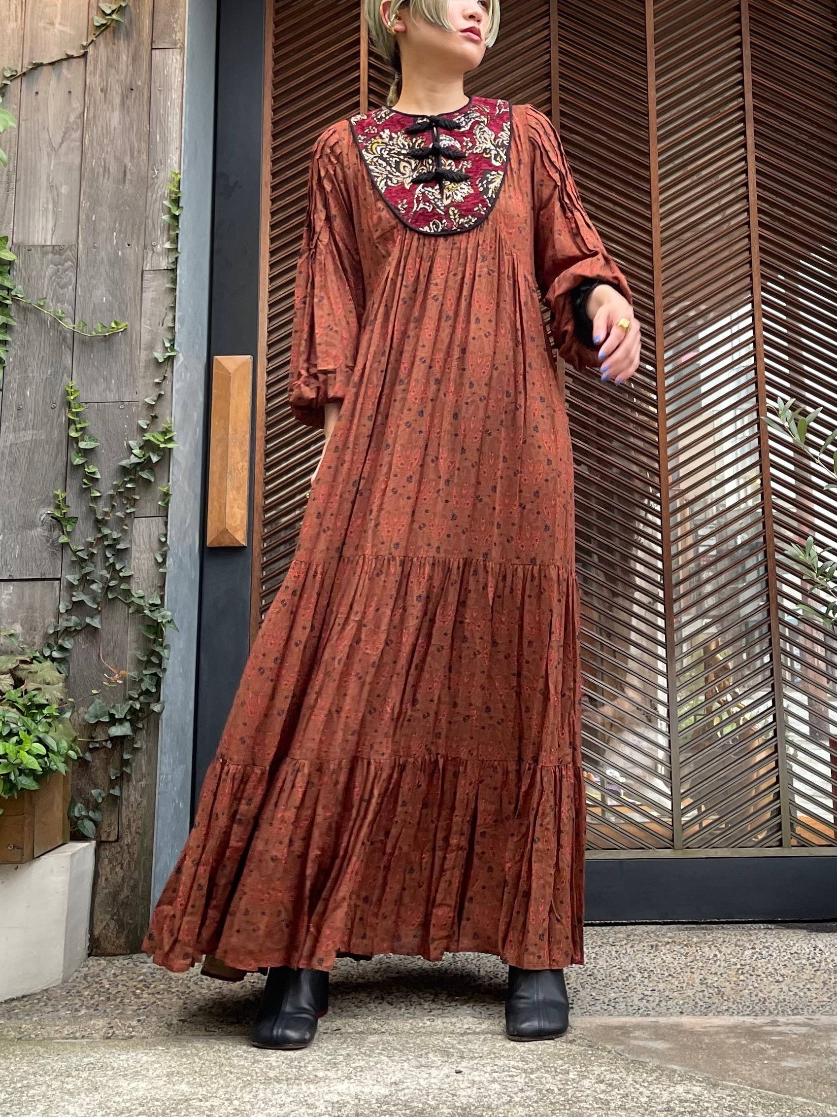21aw Fumie Tanaka フミエタナカ Piping One Piece Trentのオンラインショップ 福岡市のセレクトショップ
