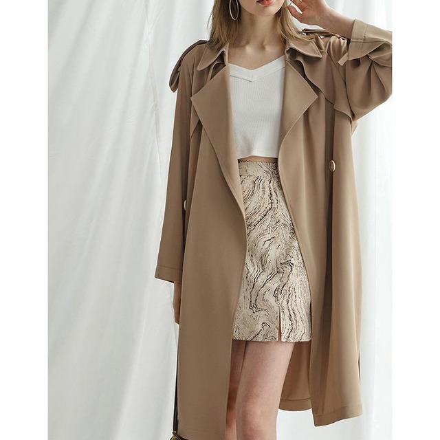 Fluid Trench Coat