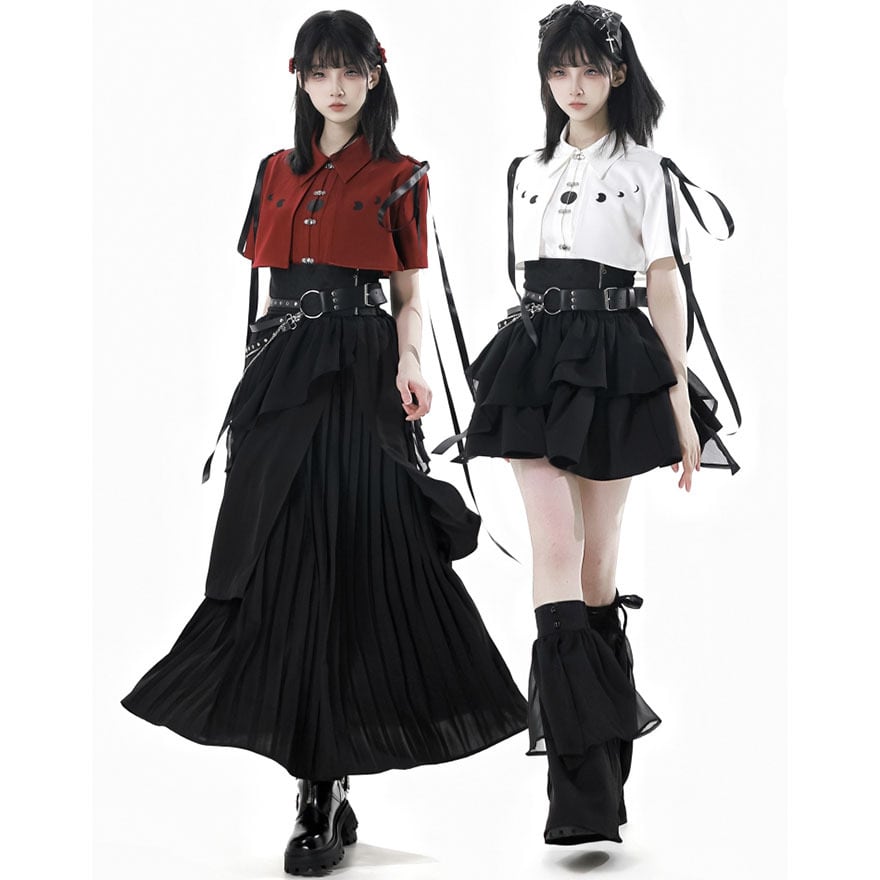 ブラックピースナウ ゴスロリアシメスカート 新品未使用 y2k ブラックピースナウ ゴスロリアシメスカート 新品未使用 y2k