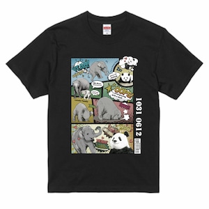 ◆受注生産◆コミック柄シリーズ◆アルンとシャンシャン　コットンTシャツ