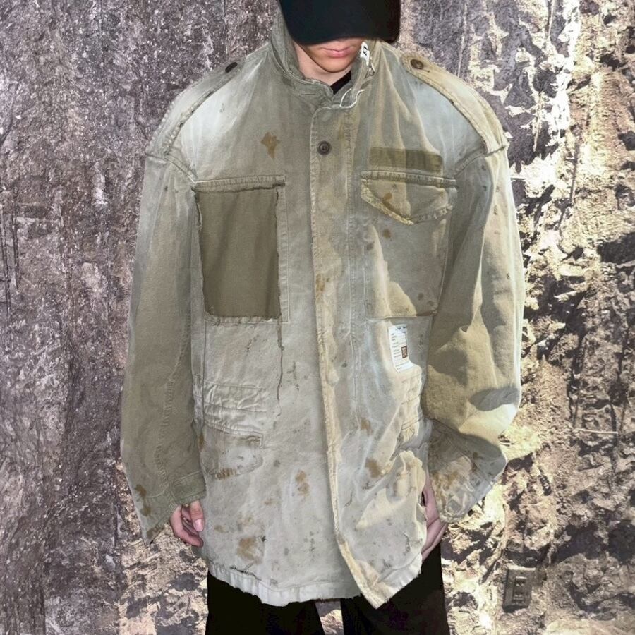 Maison MIHARA YASUHIRO】DISTRESSED M-65 JACKET | AYIN