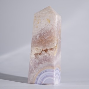 ピンク アメシスト アメジスト ブルーレースアゲート / タワー