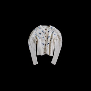 VINTAGE/ 1970s Austrian Knitting Cardigan