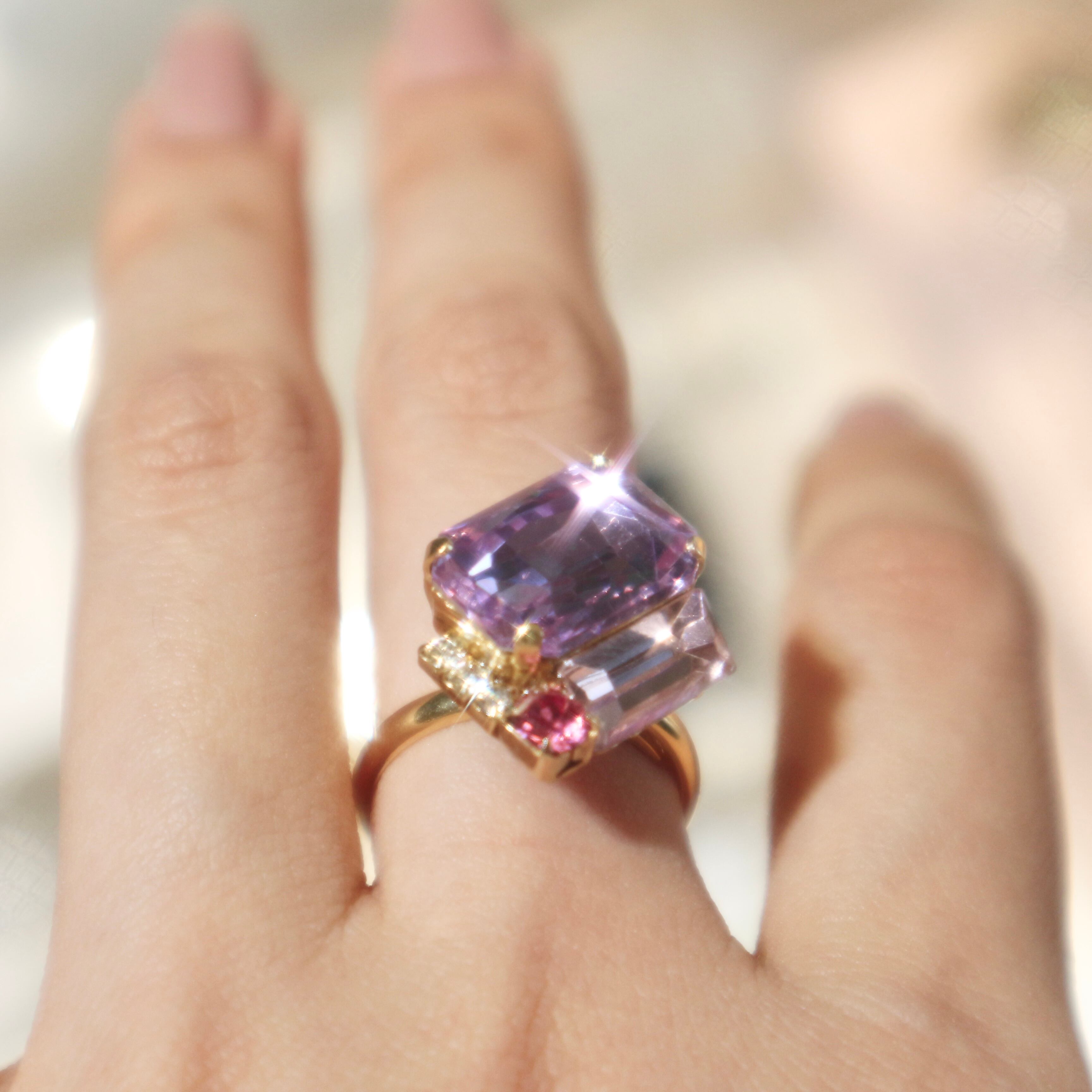 Candy rings (violet / F size)