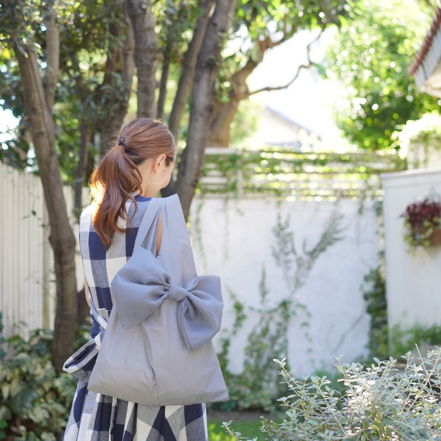 ＜３枚セット＞ショッピングリボンバッグ
