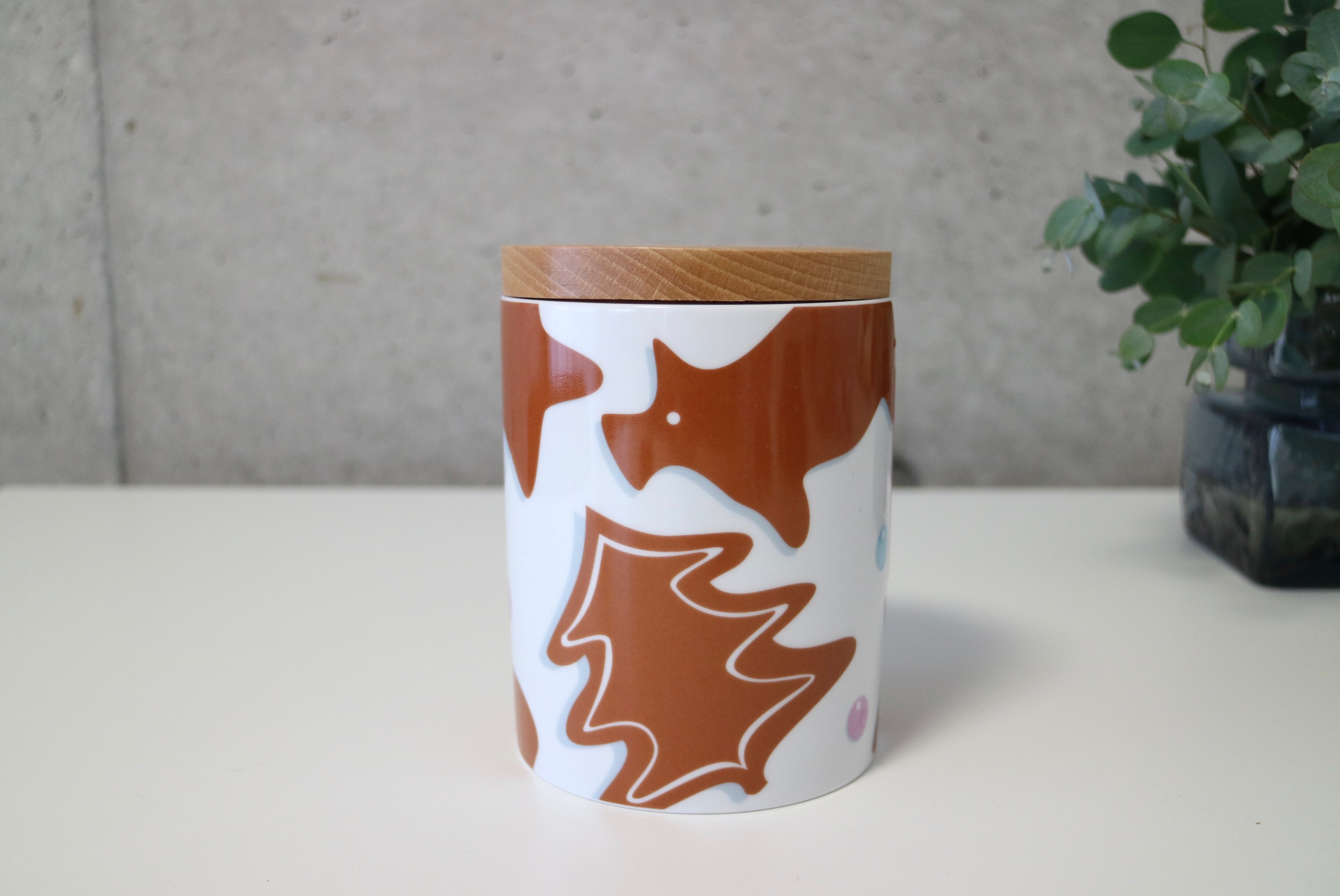 ARABIA]廃盤 ヘルヤ 蓋付きポット チューリップ 水色 【公式通販】