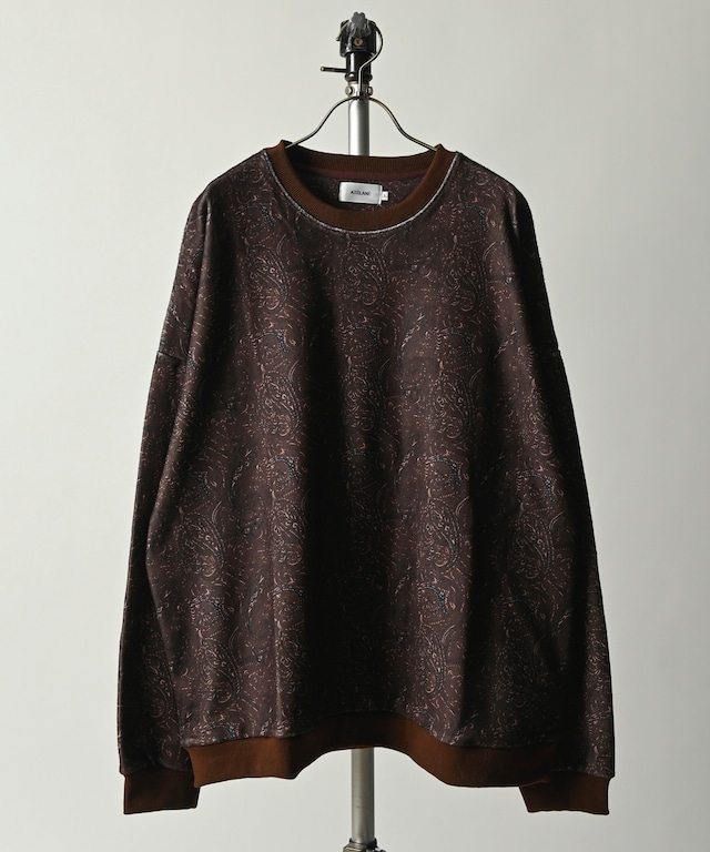 ATELANE Geometric jacquard crew neck (BEG) 24A-14020