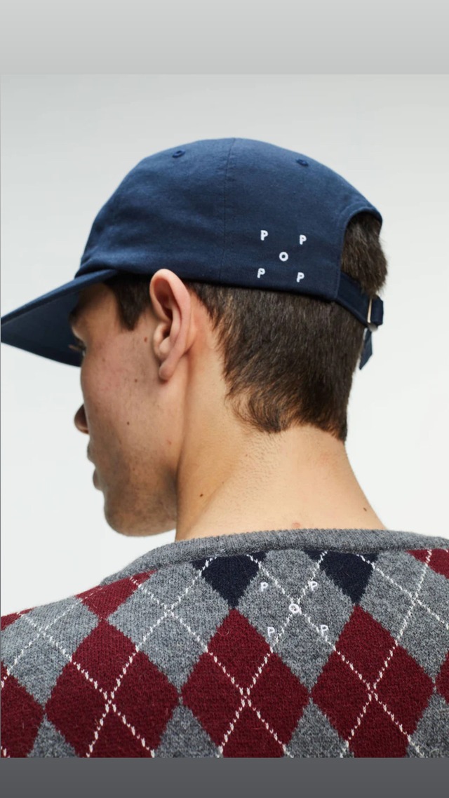 POP TRADING COMPANY- ST ANNEN Sixpanel Hat -:Navy