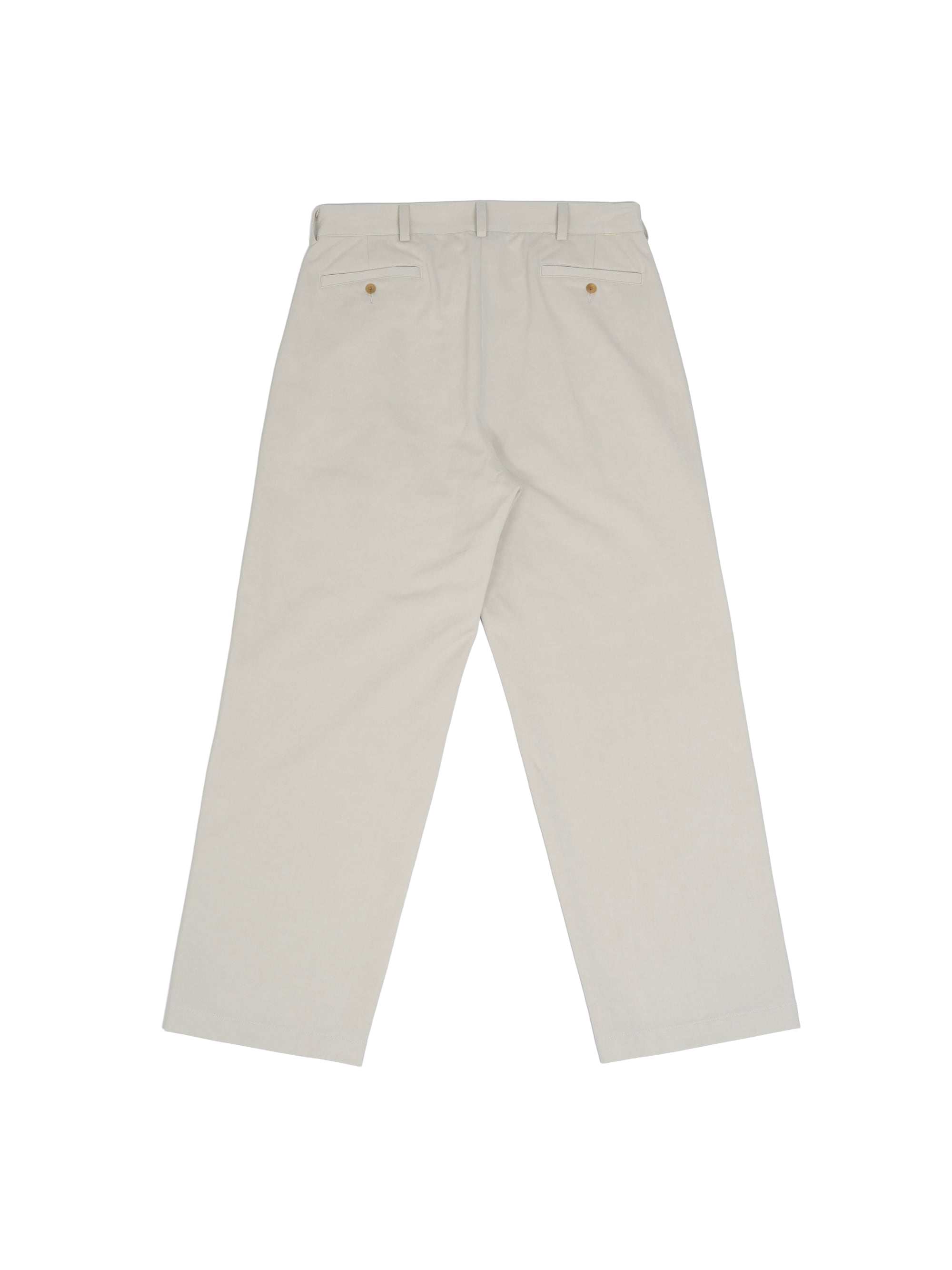 Cotton 2tuck Washed Chino Pants (ivory) | OVY