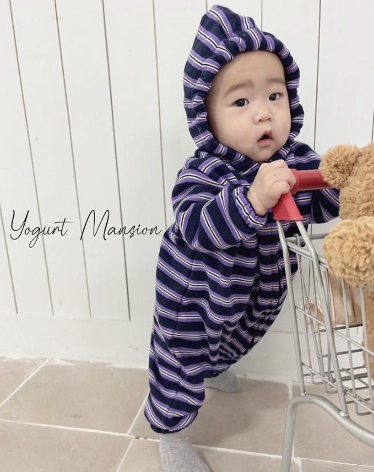 【取寄/韓国直送】Yogurt Mansion （Baby）ベベスーツ｜秋服｜韓国子供服｜26/AT