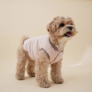 【予約】Organic Latte Padded Vest｜Strawberry Latte