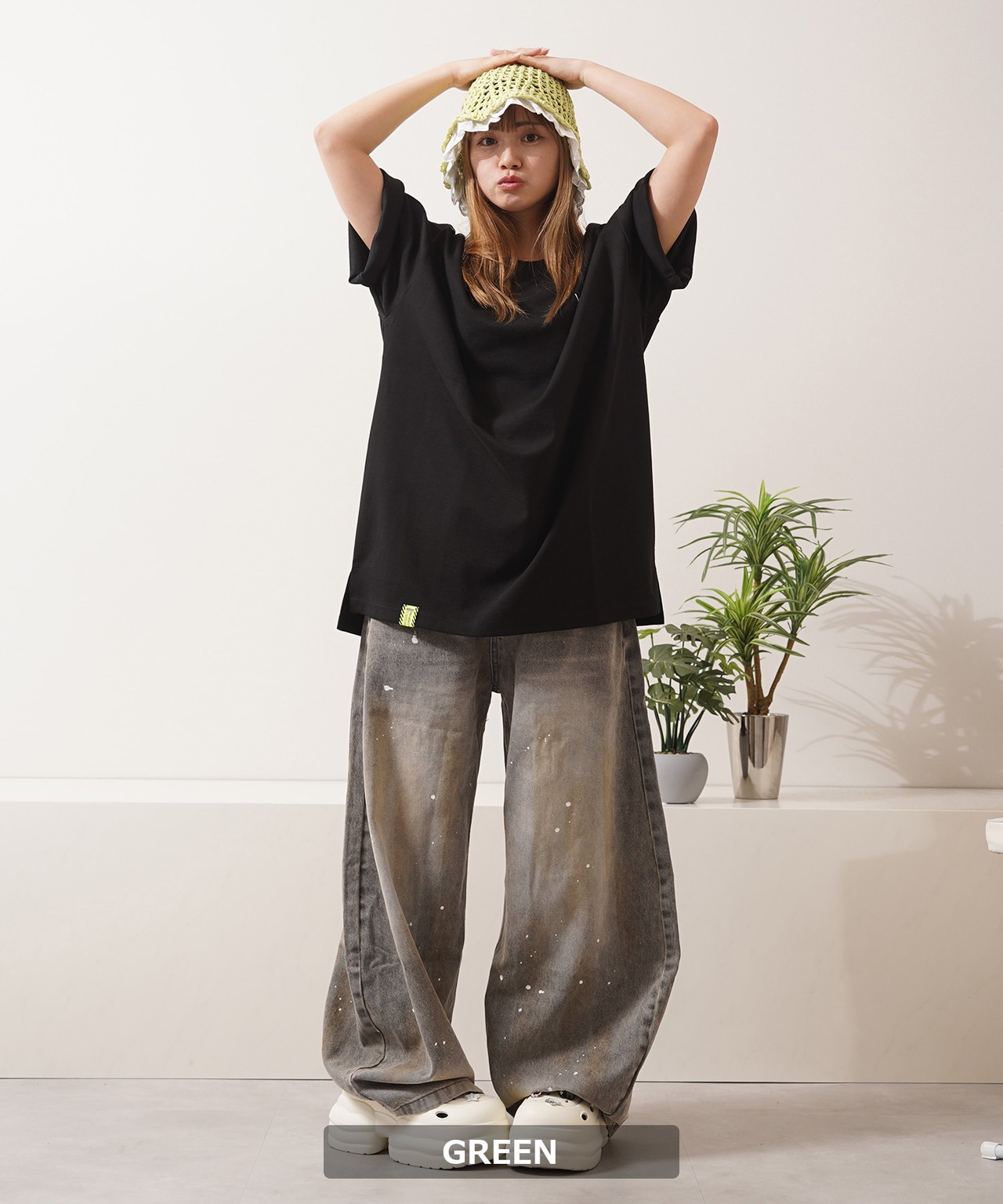 ◆レース クロシェハット◆ch-25129