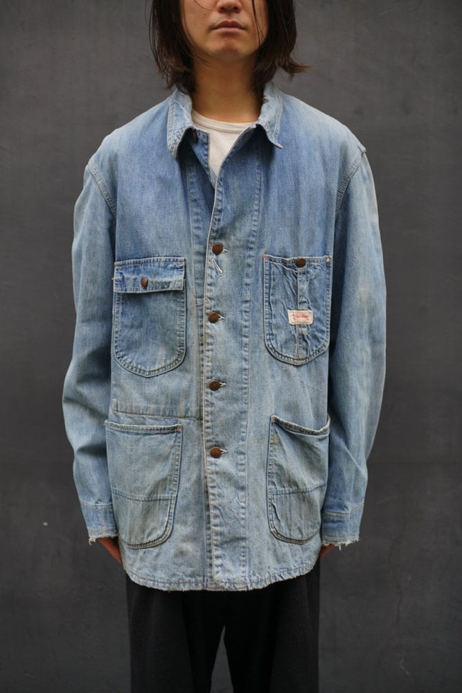 [Power House] Vintage Coverall Denim Jacket [1960s-] Vintage Denim Coverall  Jacket | beruf powered by BASE