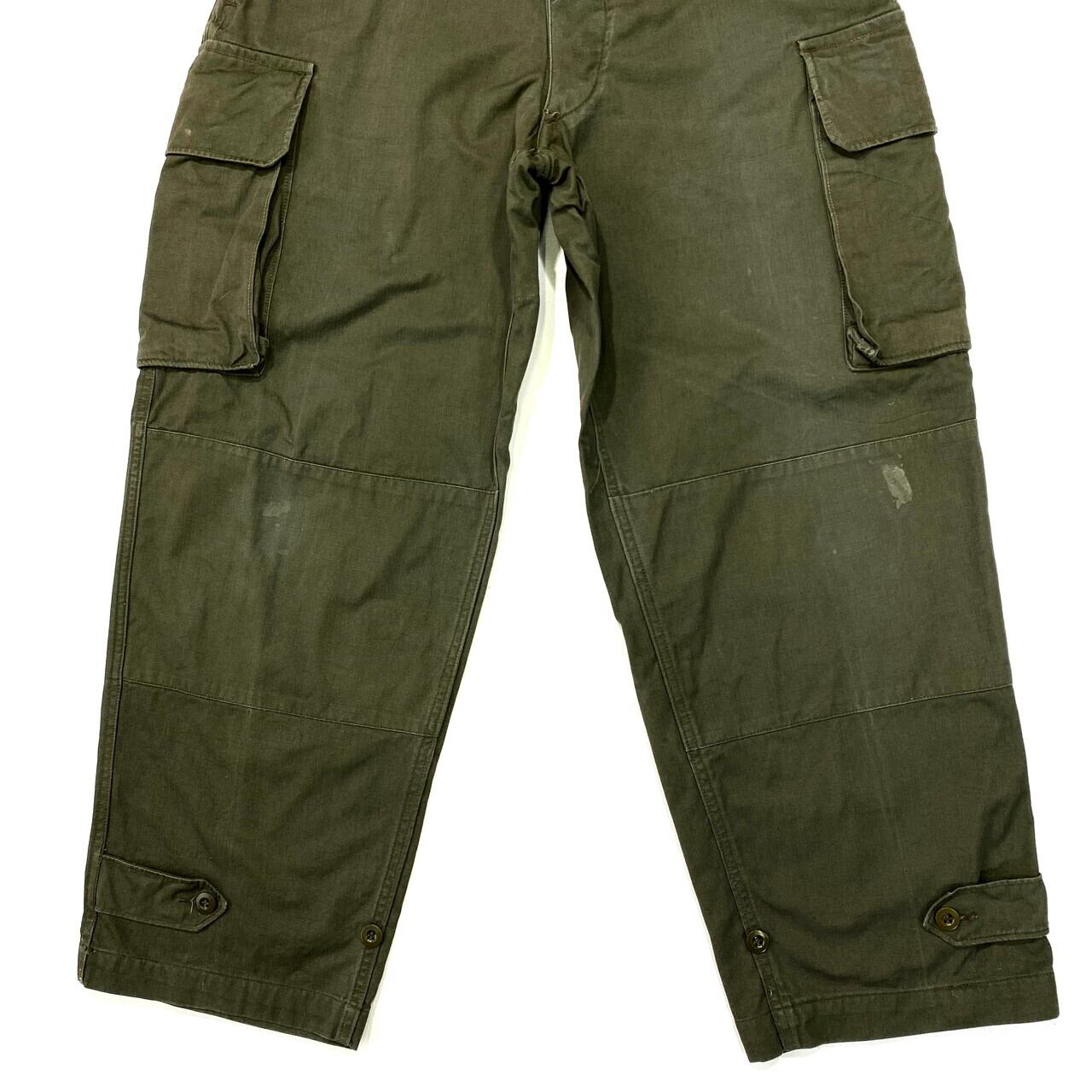 40s50sヴィンテージ 古着 ボロ 雰囲気系 ミリタリーシャツ 月桂樹