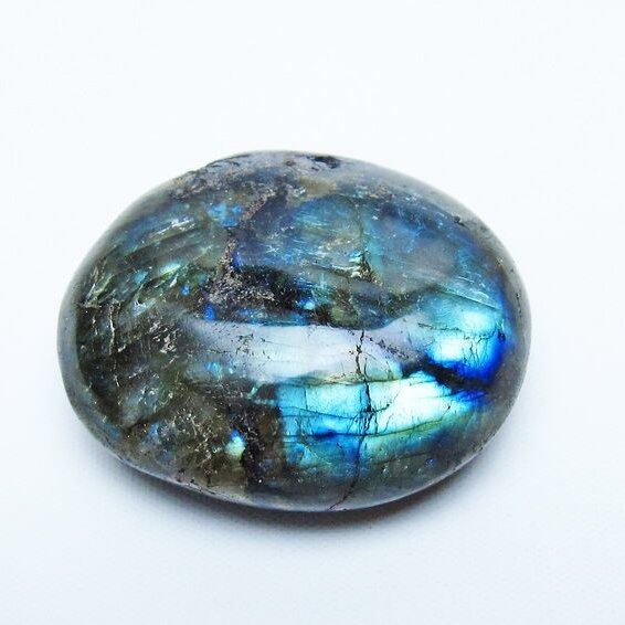 ラブラドライト 原石 タンブル 一点物 171-6063