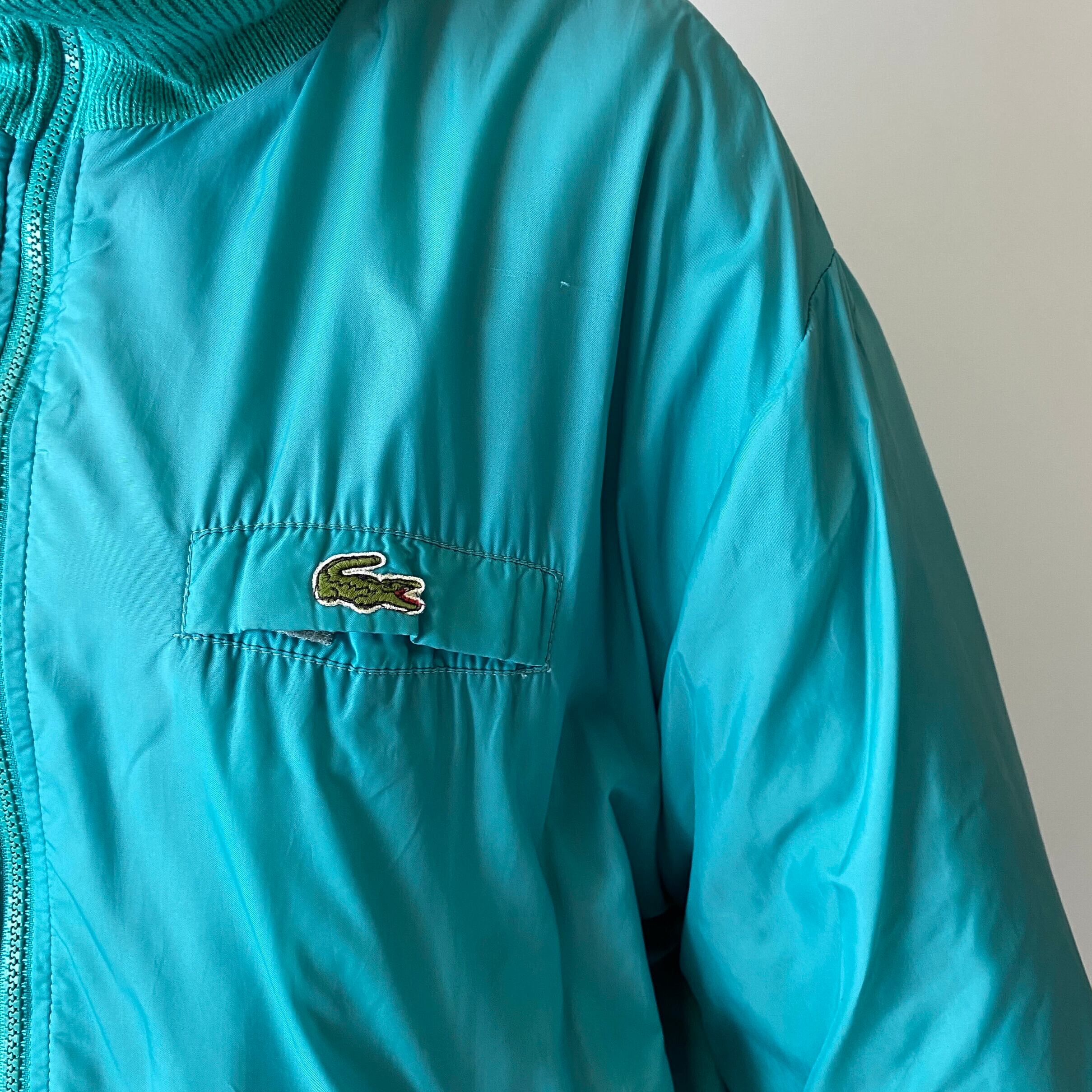 70年代〜80年代 LACOSTE フレンチラコステ アクリルニット×ナイロン
