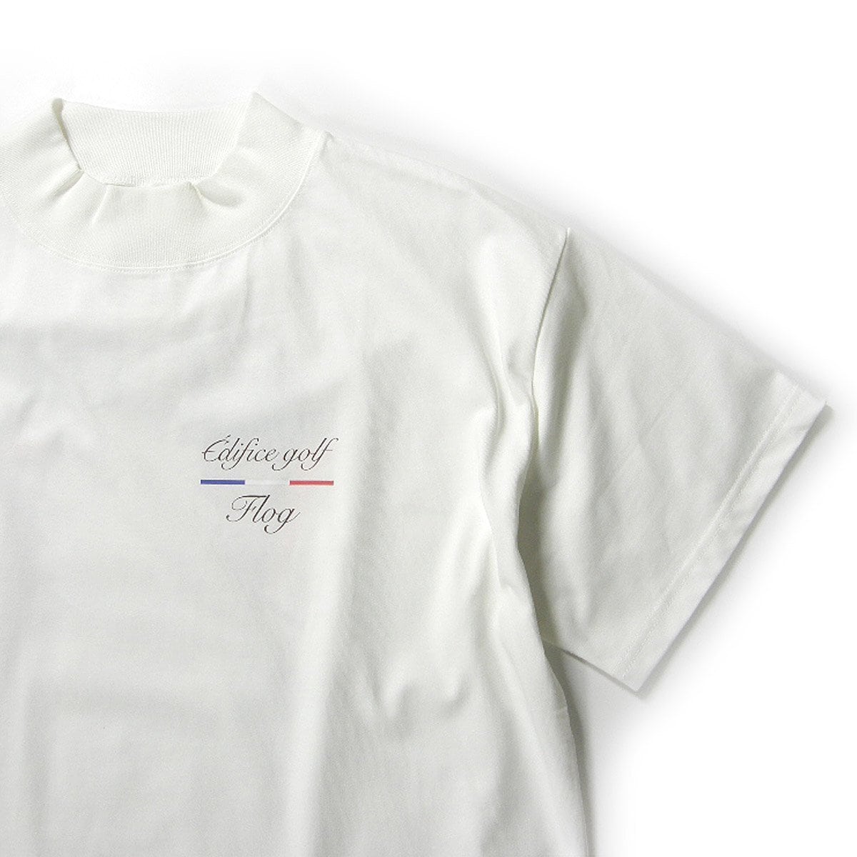 Flog Golf Club フロッグゴルフ モックネック ホワイト サイズL メンズ