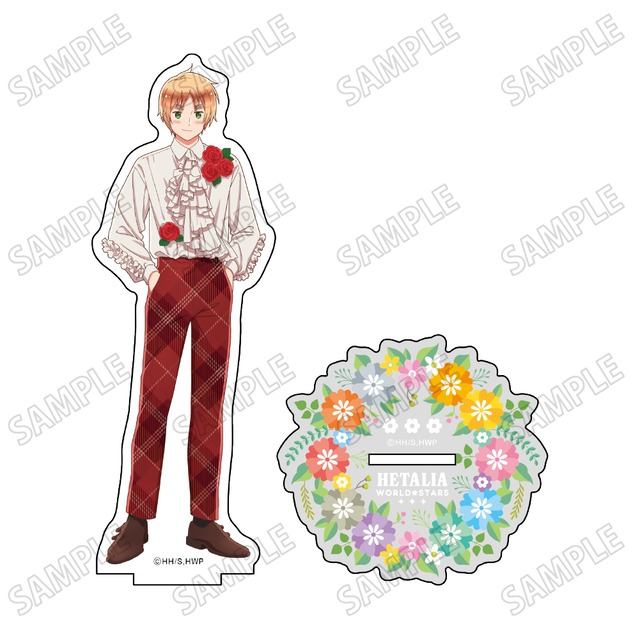アニメ「ヘタリア World★Stars」 描き下ろしBIGアクリルスタンド【フラワーパレードver.】⑤イギリス