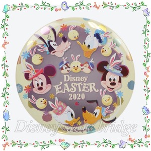 カンバッジ うさピヨ 2020 ディズニー 限定 公式 イースター 缶バッジ