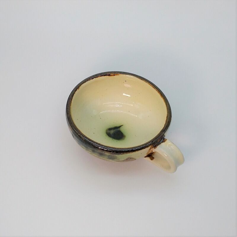 スープカップ 唐草 【やちむん工房與那嶺】 | 沖縄の工芸品 うぃーりきさん