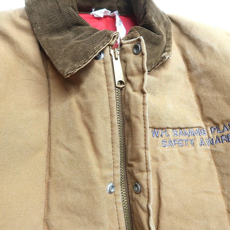 古着 70年代〜 USA製 Key IMPERIAL ダック 刺繍 中綿 ワークジャケット