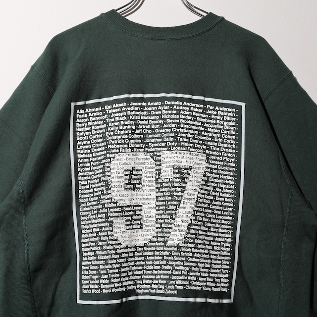 Deadstock XL 90s 両面 二段プリント Reverse Weave Champion リバースウィーブ チャンピオン