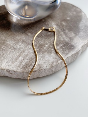 K18 Herringbone bracelet (お問い合わせください)