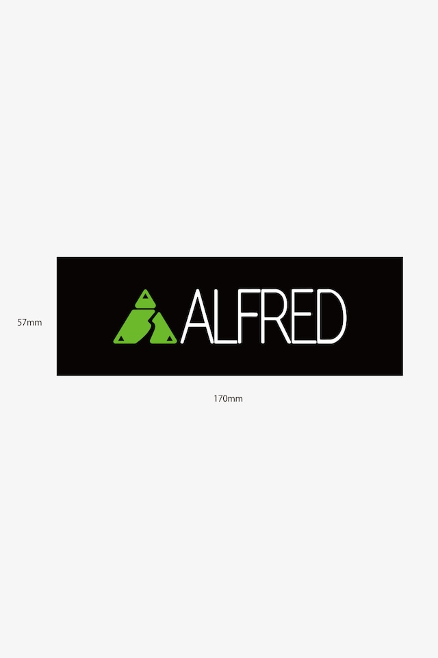 ALFRED オリジナルロゴステッカー S