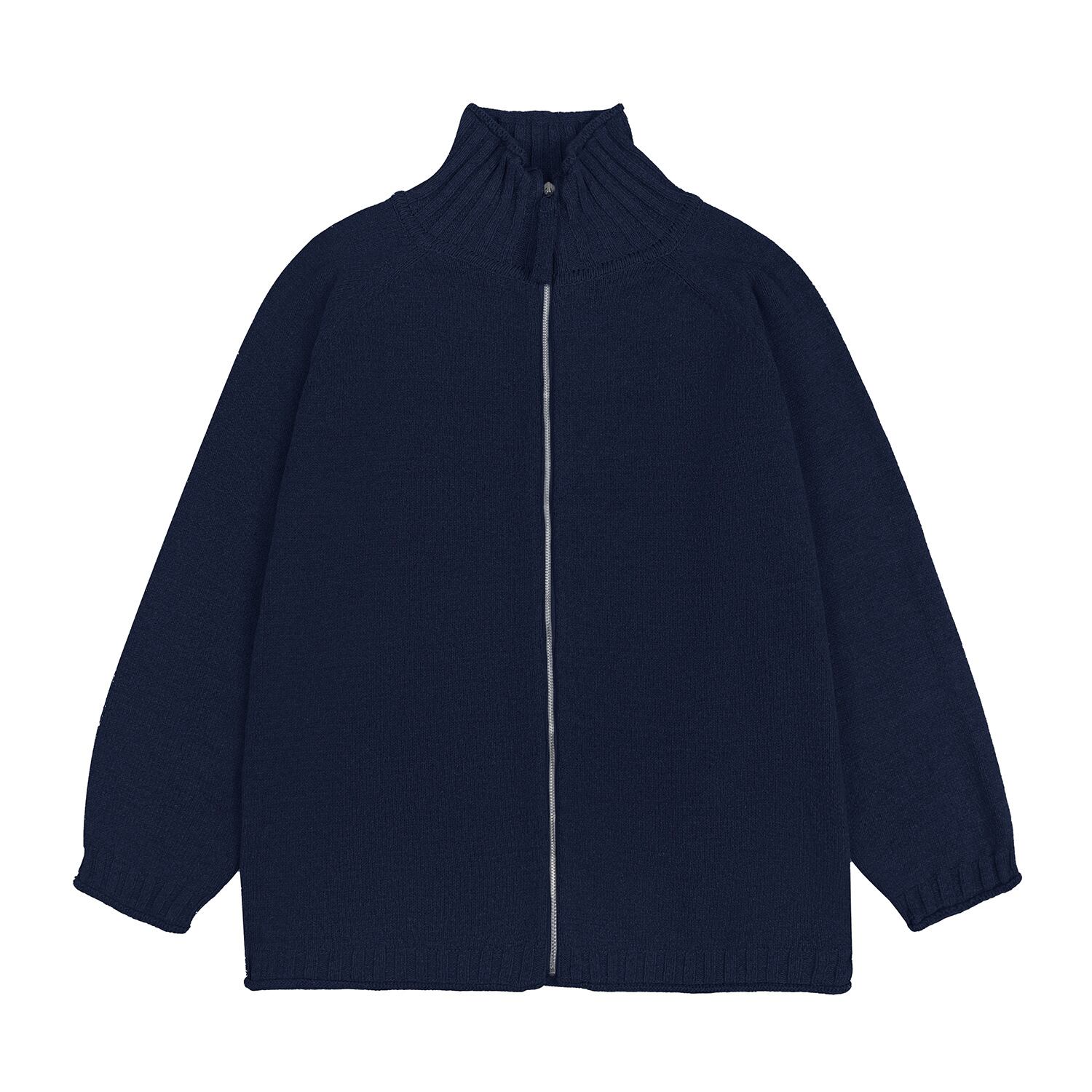 人気 韓国 Matin Kim マーティンキム トップス セーター 長袖 ジップ