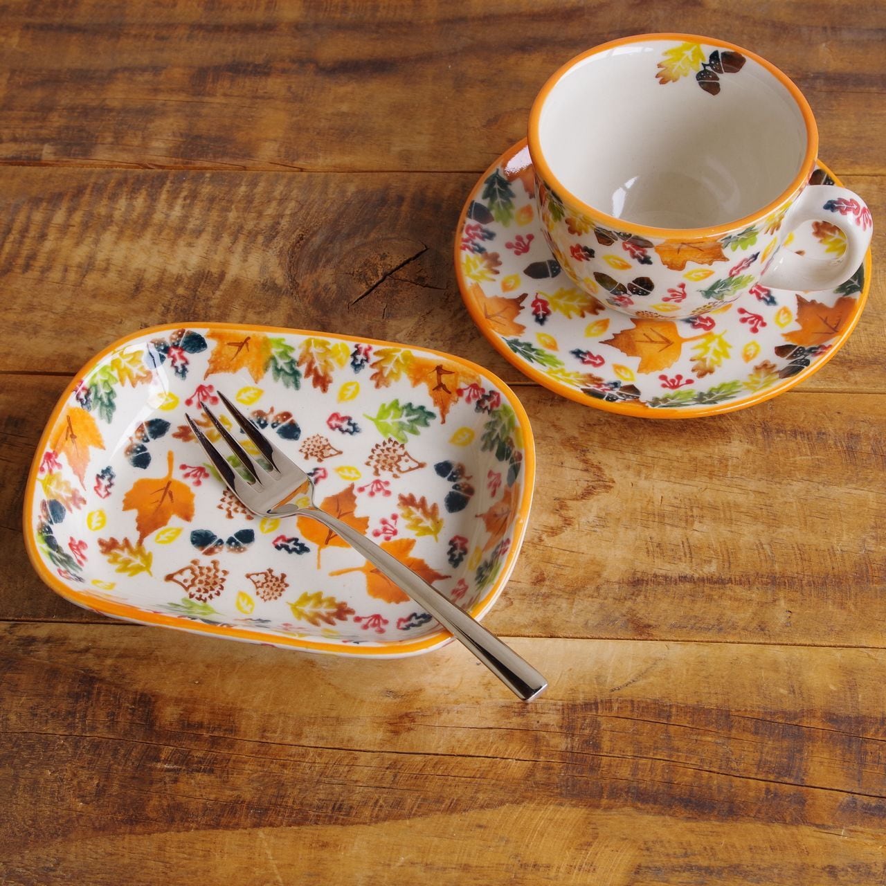新品】 ポーランド食器 ポーリッシュポタリー 角皿 深皿 16cm