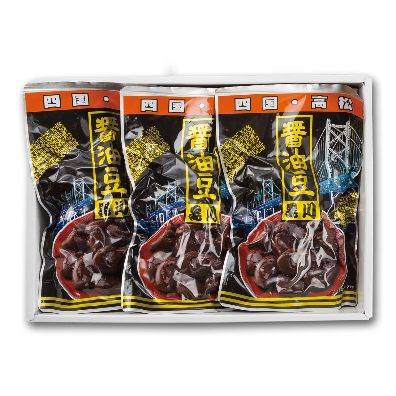 しょうゆ豆300g×3 | 黒川のしょうゆ豆