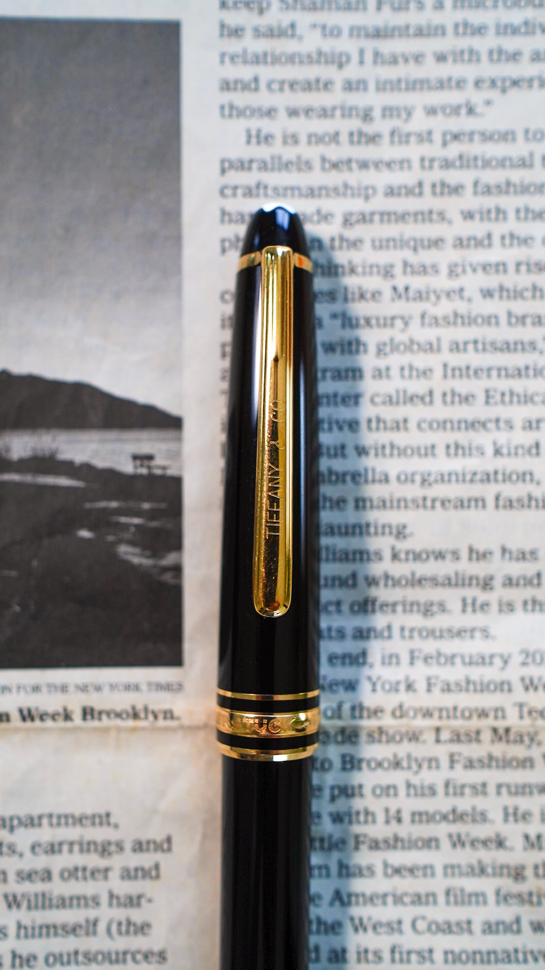 MONTBLANC モンブラン TIFFANY&Co ティファニー ボールペン 1990s】MONTBLANC モンブラン × TIFFANY&Co. ティファニー マイスター