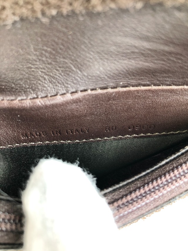 Christian Dior クリスチャン ディオール コインケース ブラウン レザー サドル vintage ヴィンテージ オールド ncj5a5