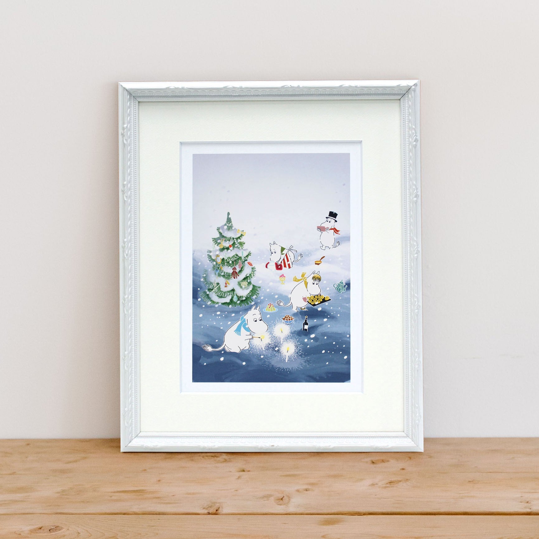 ムーミン 北欧 Postery「ムーミンとクリスマス」送料無料 フレーム