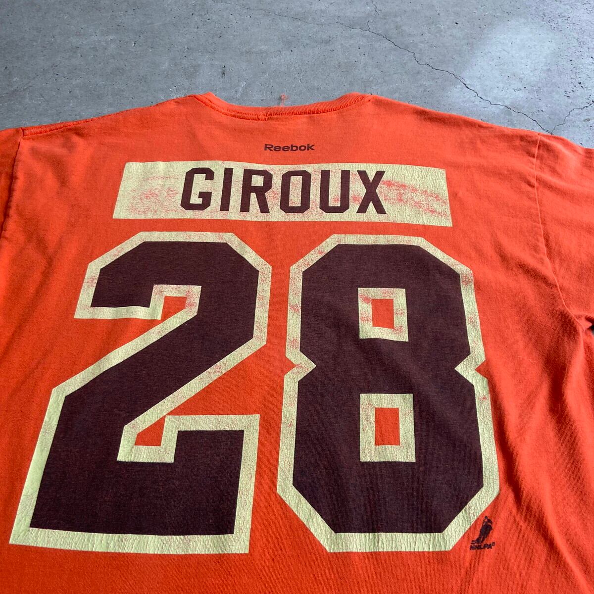 リーボック NHL フィラデルフィア・フライヤーズ チームロゴ プリントT 