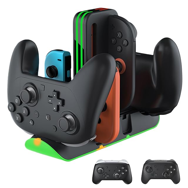 NEWDERY 2in1 Switch 2 Pro用 充電器 Switch 2用 Joy-con 充電スタンド