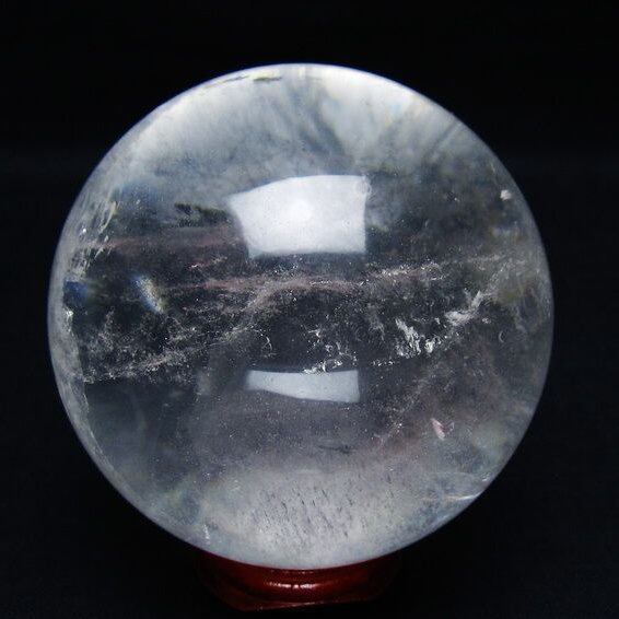 水晶 丸玉 73mm スフィア 置物 水晶玉 一点物 151-8993