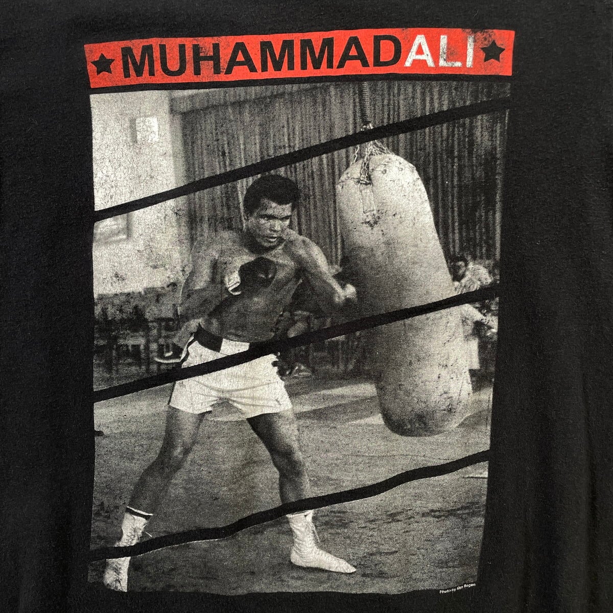 MUHAMMAD ALI モハメドアリ 偉人 フォトプリントTシャツ メンズS相当
