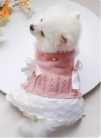 リボンニットワンピース