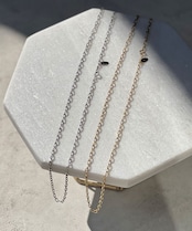 【#Re:room】SILVER925 CABLE CHAIN NECKLACE-GOLD［REA176］