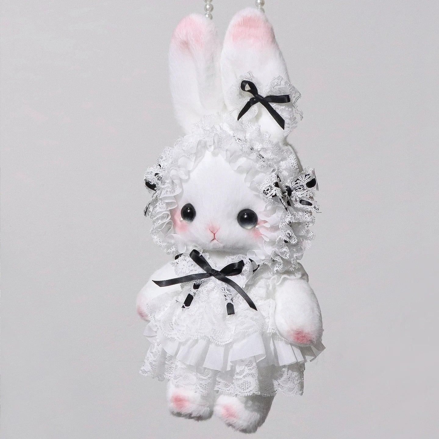 ✿レースラビット ぬいぐるみ 獣型バッグ Mサイズ ウサギlolita