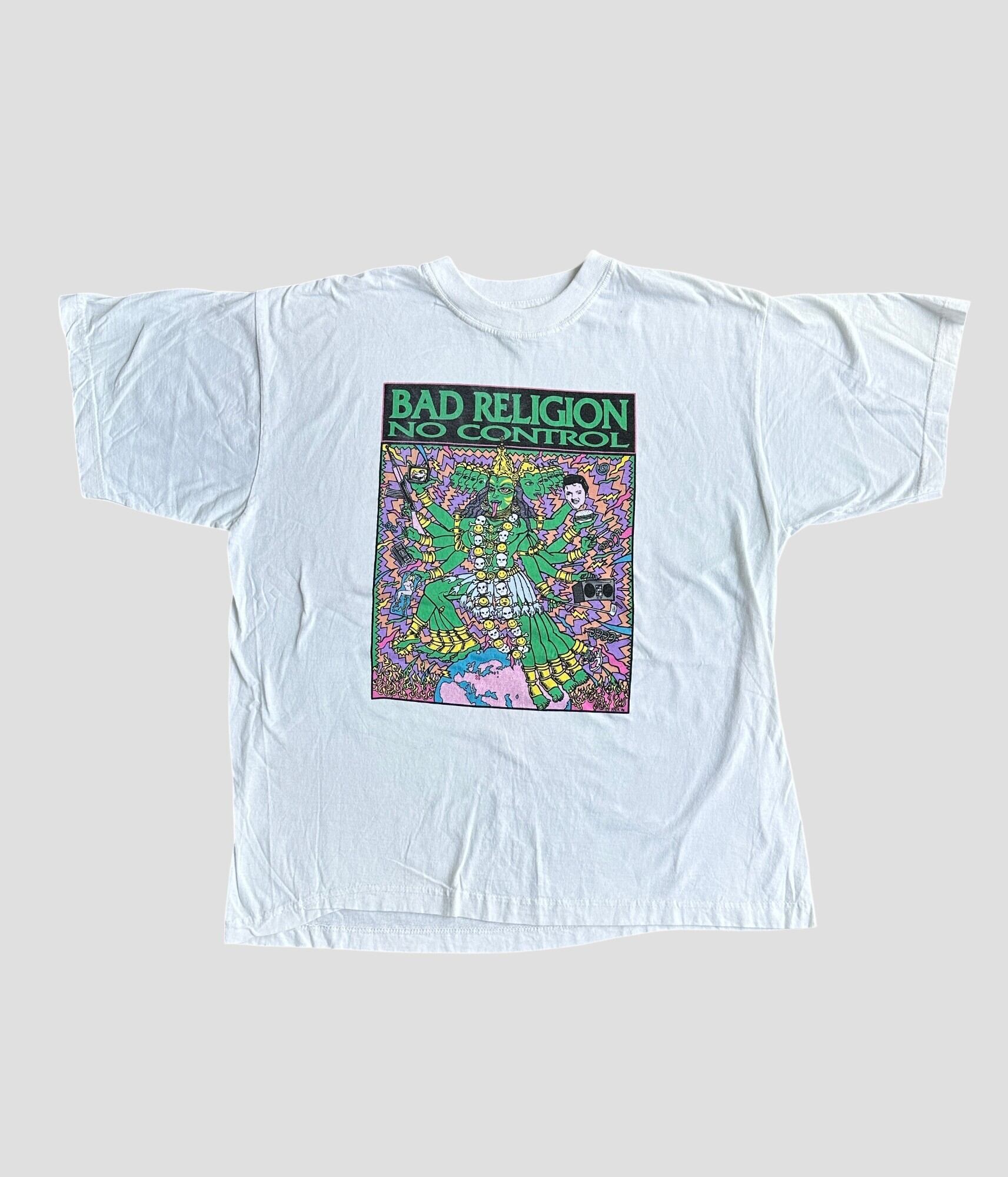 Vintage 90s XL Rock band T-shirt -BAD RELIGION- | BEGGARS BANQUET 
