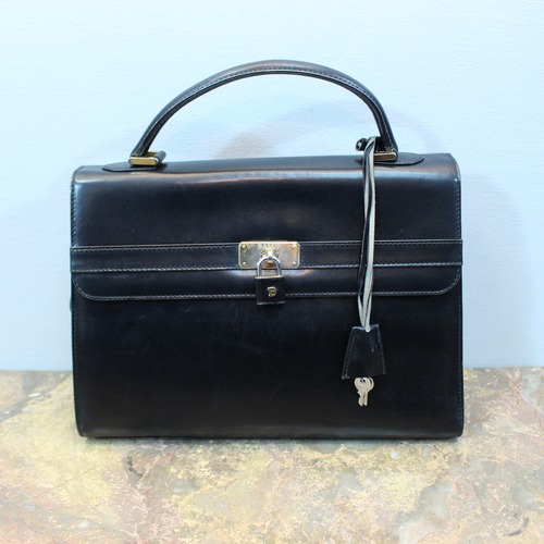 .BALLY BELTED LEATHER HAND BAG MADE IN ITALY/バリーベルテッドレザーハンドバッグ 2000000031569