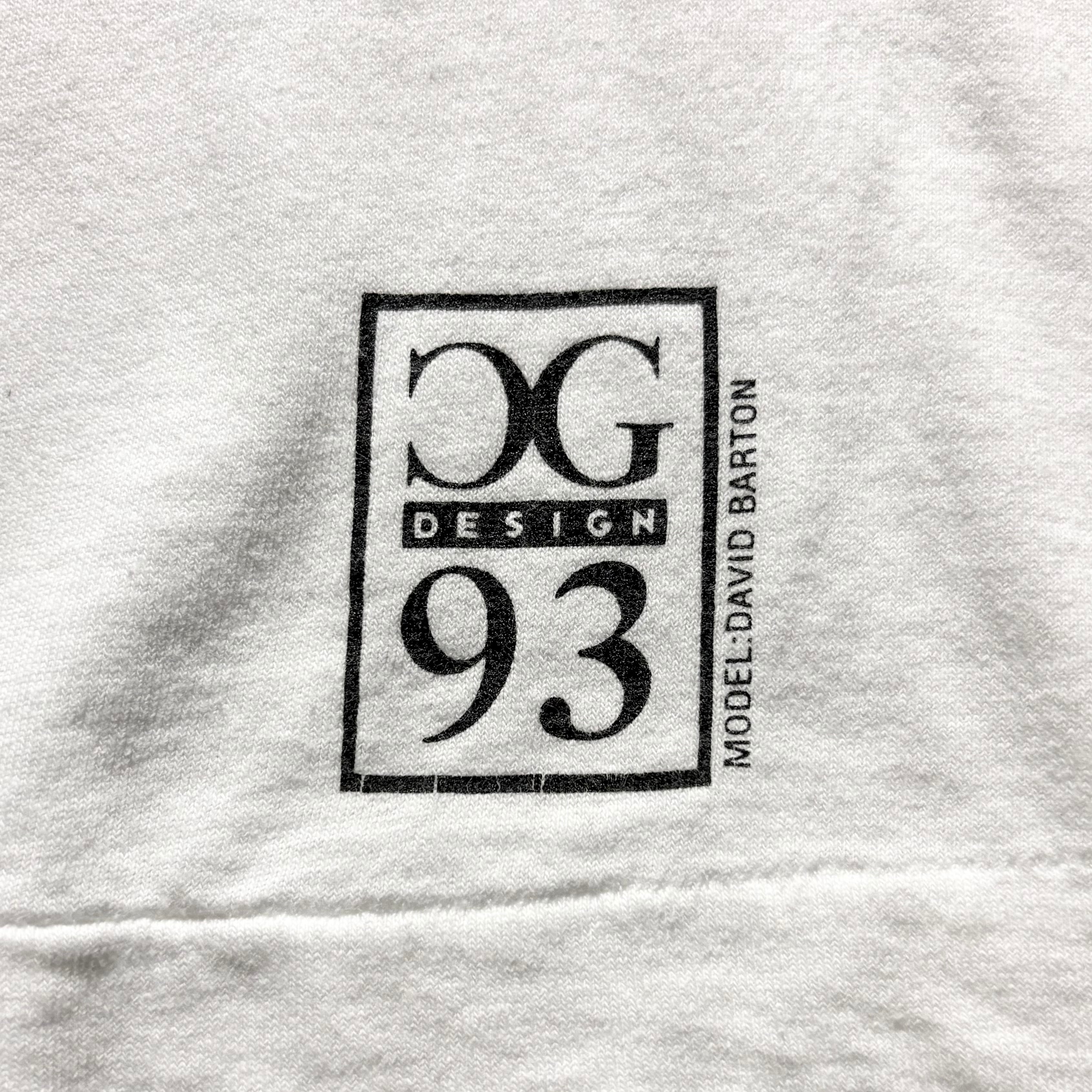 vintage 1990's CG DESIGN art tee | NOIR ONLINE